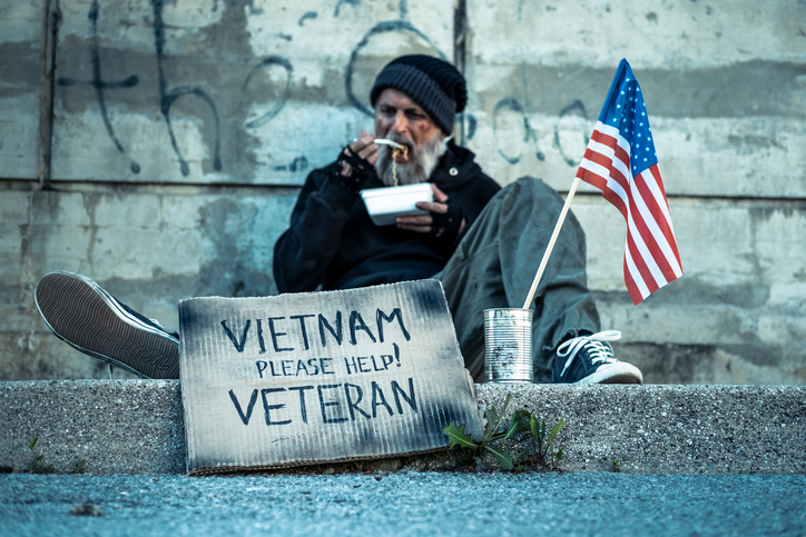Homeless Vietnam veteran needing help